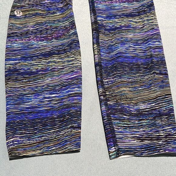 LULULEMON Fast and Free Tight II Interconnect Blue Multi Size 2 C34 - Picture 11 of 14